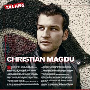 Christian Magdu as featured TALENT in Swedish Film Magazine Stardust  Allt om Film 2007