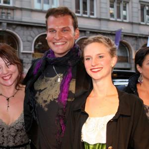 Director Teresa Fabik, actor Christian Magdu and actress Grete Havnesköld at the world premiere of 