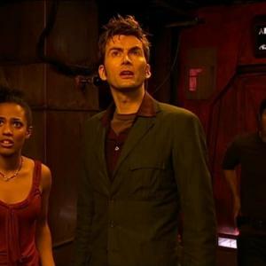 Still of David Tennant and Freema Agyeman in Doctor Who (2005)