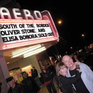 Aero theater 2010 Elisa Bonora with Larry Bridges