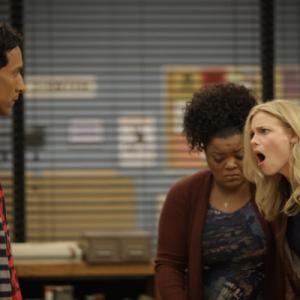 Still of Yvette Nicole Brown Gillian Jacobs and Danny Pudi in Community 2009