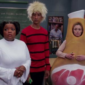 Still of Yvette Nicole Brown Gillian Jacobs and Danny Pudi in Community 2009