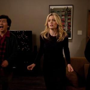 Still of Ken Jeong Yvette Nicole Brown and Gillian Jacobs in Community 2009
