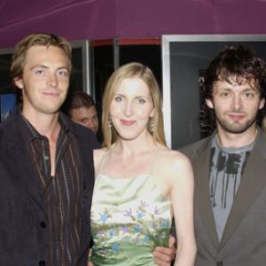 Michael Sheen Fenella Woolgar and Stephen Campbell Moore at event of Bright Young Things 2003