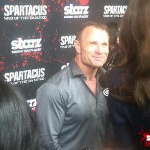 Spartacus War of the Damned red carpet premier at LA Live