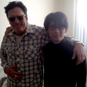 Actor Michael Madsen with Director Brian A Metcalf