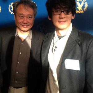 Director Ang Lee at the DGA screening of The Life of Pi with Director Brian A. Metcalf.