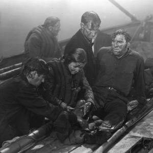 Still of William Bendix Hume Cronyn Mary Anderson John Hodiak and Henry Hull in Lifeboat 1944