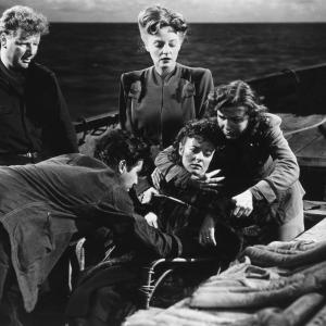 Still of Tallulah Bankhead Mary Anderson Heather Angel and Walter Slezak in Lifeboat 1944