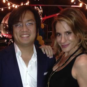 VGHS Season 3 premiere at Youtube. Co-creator/director Freddie Wong with actress Elizabeth Greer