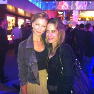 With Caitlin Gerard at Smiley premiere