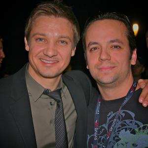 Jeremy Renner and Todd Jenkins at the screening of 