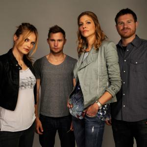 Rachel Blanchard Tricia Helfer Brian Geraghty and Andrew Paquin