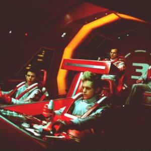 Still of Bill Paxton Philip Winchester Dominic Colenso and Ben Torgersen in Thunderbirds 2004