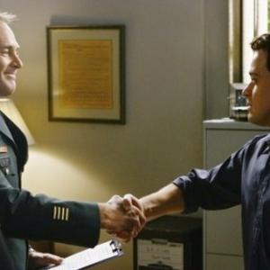 Jf on Grey's Anatomy pictured with T.K. Knight