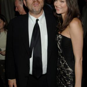 Harvey Weinstein and Georgina Chapman at event of Derailed 2005