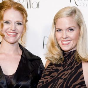 Beth Shea and Leyna Juliet Weber arrive at the 