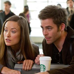 Still of Olivia Wilde and Chris Pine in People Like Us 2012