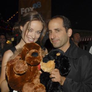 Peter Jacobson and Olivia Wilde
