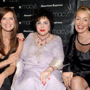 Elizabeth Taylor, Brooke Shields and Sharon Stone