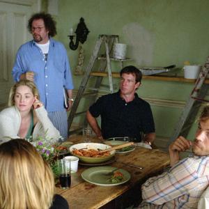 Sharon Stone, Dennis Quaid, Stephen Dorff and Mike Figgis in Cold Creek Manor (2003)
