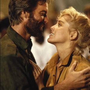 Still of Sharon Stone and Richard Chamberlain in Allan Quatermain and the Lost City of Gold 1986