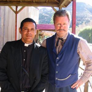 Mr Hickle with Raymond Cruz