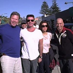 Hanging in Malibu with Simon Cowell and Howie Mandell