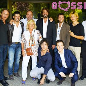 Cast of UnAltra Vita attends at the Press Conference in Rome Rai