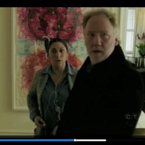 With Timothy Busfield as Consuela The Maid on Blue Bloods. 2013