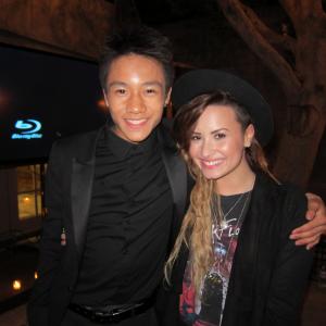 Brandon Soo Hoo with Demi Lovato at From Dusk Till Dawn Miramax Screening After Party on May 20, 2014
