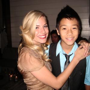 Brandon Soo Hoo with Sienna Miller at the GI Joe Premiere After Party 8/6/09