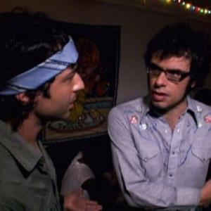Still of Arj Barker and Jemaine Clement in Flight of the Conchords 2007
