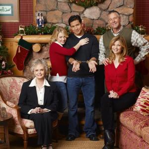 Still of Timothy Bottoms, June Lockhart, Melissa Joan Hart, Mario Lopez and Markie Post in Holiday in Handcuffs (2007)