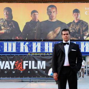 Frederico Lapenda at the premiere of The Way in Moscow