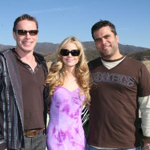 Paul Smith Denise Richards and Frederico Lapenda in the set of Blonde and Blonder