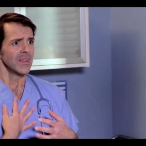 Comedy Pilot Malpractice worried Dr John explaines a relationship conflict to a coworker
