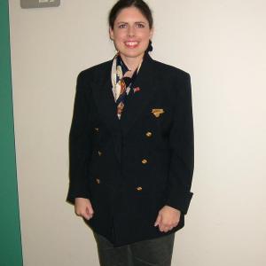 Airline attendant in 
