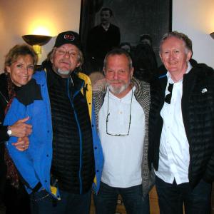 Jodie Bridgewater, Stephen Bridgewater, Terry Gilliam, Gerry Grennell, London 2015