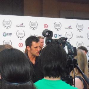The Dallas International Film Festival red carpet for the World Premiere of the feature film Walking Distance