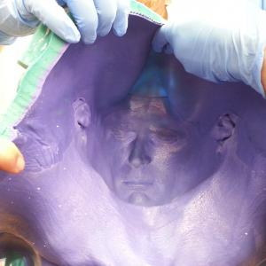 Results of first face mold at Legacy Effects in San Fernendo CA