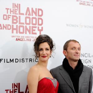 Zana Marjanovic and Goran Kostic at event of In the Land of Blood and Honey 2011