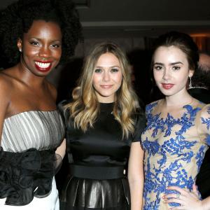 Elizabeth Olsen, Adepero Oduye and Lily Collins