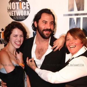 Jerry G Angelo with Kodi Saint Angelo and Shelley Starrett at Golden Globes after party