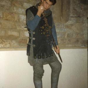 Assisi December 1990. Backstage oof my first official feature film as an actor.