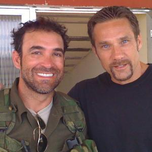 Dino and Gary Daniels on The Expendables