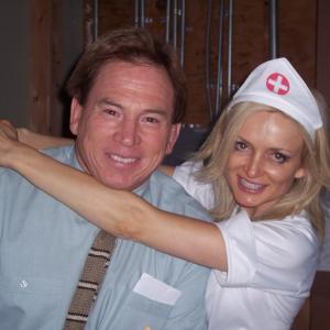 Playing the TV Director and with the treating Nurse Alison LeesTaylor in the Neil Simon Play THE SUNSHINE BOYS directed by Jeffrey Hayden Coproduced with his wife Eva Marie Saint