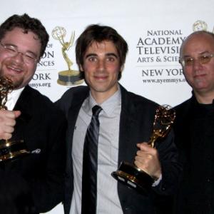 left to right David Kornfield Gabriel JudetWeinshel Chris Fiore at the NY Emmy Awards 2009