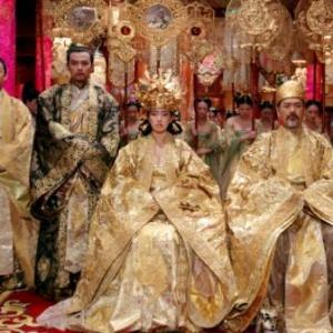 Still of Li Gong, Yun-Fat Chow, Jay Chou and Junjie Qin in Man cheng jin dai huang jin jia (2006)