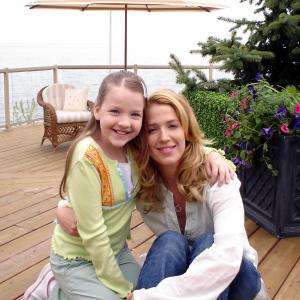 With Poppy Montgomery in Murder in the Hamptons 2005